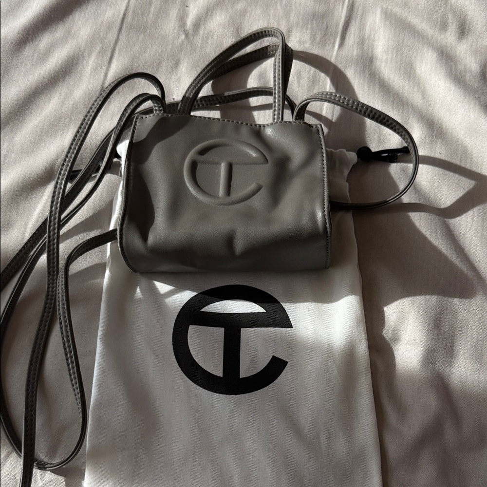 Telfar Charcoal Crossbody Bag (Small)